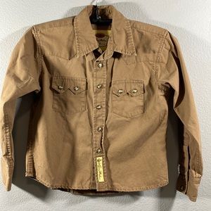 LARRY MAHAN button down shirt